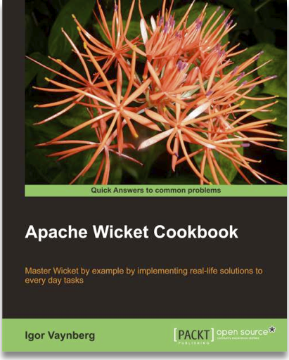 Apache Wicket Cookbook cover